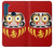 W3045 Japan Good Luck Daruma Doll Hard Case and Leather Flip Case For Motorola One Fusion+