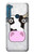 W3257 Cow Cartoon Hard Case and Leather Flip Case For Motorola One Fusion+