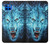 W0752 Blue Fire Grim Wolf Hard Case and Leather Flip Case For Motorola Moto G 5G Plus