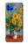 W2937 Claude Monet Bouquet of Sunflowers Hard Case and Leather Flip Case For Motorola Moto G 5G Plus