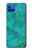 W3147 Aqua Marble Stone Hard Case and Leather Flip Case For Motorola Moto G 5G Plus