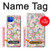 W3688 Floral Flower Art Pattern Hard Case and Leather Flip Case For Motorola Moto G 5G Plus