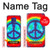 W1870 Tie Dye Peace Hard Case and Leather Flip Case For Motorola Moto G9 Play