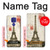 W2108 Eiffel Tower Paris Postcard Hard Case and Leather Flip Case For Motorola Moto G9 Play