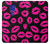 W2933 Pink Lips Kisses on Black Hard Case and Leather Flip Case For Motorola Moto G9 Play