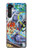 W0588 Wall Graffiti Hard Case and Leather Flip Case For Motorola Edge