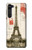 W2108 Eiffel Tower Paris Postcard Hard Case and Leather Flip Case For Motorola Edge