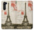 W2108 Eiffel Tower Paris Postcard Hard Case and Leather Flip Case For Motorola Edge