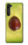 W2552 Avocado Fruit Hard Case and Leather Flip Case For Motorola Edge