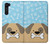 W2669 Cute Dog Paws Bones Cartoon Hard Case and Leather Flip Case For Motorola Edge