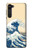 W2790 Hokusai Under The Wave off Kanagawa Hard Case and Leather Flip Case For Motorola Edge