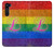W2900 Rainbow LGBT Lesbian Pride Flag Hard Case and Leather Flip Case For Motorola Edge