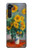 W2937 Claude Monet Bouquet of Sunflowers Hard Case and Leather Flip Case For Motorola Edge