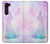 W2992 Princess Pastel Silhouette Hard Case and Leather Flip Case For Motorola Edge