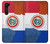 W3017 Paraguay Flag Hard Case and Leather Flip Case For Motorola Edge