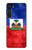 W3022 Haiti Flag Hard Case and Leather Flip Case For Motorola Edge