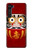 W3023 Japan Good Luck Daruma Doll Hard Case and Leather Flip Case For Motorola Edge