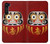 W3023 Japan Good Luck Daruma Doll Hard Case and Leather Flip Case For Motorola Edge