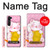 W3025 Pink Maneki Neko Lucky Cat Hard Case and Leather Flip Case For Motorola Edge