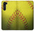 W3031 Yellow Softball Ball Hard Case and Leather Flip Case For Motorola Edge