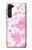 W3036 Pink Sweet Flower Flora Hard Case and Leather Flip Case For Motorola Edge