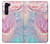 W3050 Vintage Pastel Flowers Hard Case and Leather Flip Case For Motorola Edge