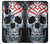 W0223 Vampire Skull Tattoo Hard Case and Leather Flip Case For Motorola Edge+