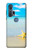 W0911 Relax at the Beach Hard Case and Leather Flip Case For Motorola Edge+