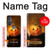 W1083 Pumpkin Spider Candles Halloween Hard Case and Leather Flip Case For Motorola Edge+