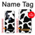 W2096 Seamless Cow Pattern Hard Case and Leather Flip Case For Motorola Edge+