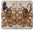 W2801 Vintage Octopus Hard Case and Leather Flip Case For Motorola Edge+