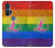W2900 Rainbow LGBT Lesbian Pride Flag Hard Case and Leather Flip Case For Motorola Edge+