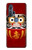 W3023 Japan Good Luck Daruma Doll Hard Case and Leather Flip Case For Motorola Edge+