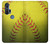 W3031 Yellow Softball Ball Hard Case and Leather Flip Case For Motorola Edge+