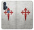 W3200 Order of Santiago Cross of Saint James Hard Case and Leather Flip Case For Motorola Edge+