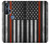 W3472 Firefighter Thin Red Line Flag Hard Case and Leather Flip Case For Motorola Edge+