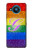 W2899 Rainbow LGBT Gay Pride Flag Hard Case and Leather Flip Case For Nokia 8.3 5G