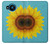 W3039 Vintage Sunflower Blue Hard Case and Leather Flip Case For Nokia 8.3 5G