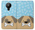 W2669 Cute Dog Paws Bones Cartoon Hard Case and Leather Flip Case For Nokia 5.3