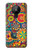 W3272 Colorful Pattern Hard Case and Leather Flip Case For Nokia 5.3