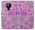 W3710 Pink Love Heart Hard Case and Leather Flip Case For Nokia 5.3