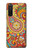 W3402 Floral Paisley Pattern Seamless Hard Case and Leather Flip Case For Sony Xperia 5 II