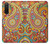 W3402 Floral Paisley Pattern Seamless Hard Case and Leather Flip Case For Sony Xperia 5 II