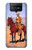 W0772 Cowboy Western Hard Case and Leather Flip Case For ASUS ZenFone 7 Pro