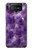 W3713 Purple Quartz Amethyst Graphic Printed Hard Case and Leather Flip Case For ASUS ZenFone 7 Pro