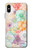 W3705 Pastel Floral Flower Hard Case and Leather Flip Case For iPhone X, iPhone XS