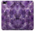 W3713 Purple Quartz Amethyst Graphic Printed Hard Case and Leather Flip Case For iPhone 5 5S SE