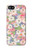 W3688 Floral Flower Art Pattern Hard Case and Leather Flip Case For iPhone 5C