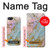 W3717 Rose Gold Blue Pastel Marble Graphic Printed Hard Case and Leather Flip Case For iPhone 5C