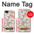 W3688 Floral Flower Art Pattern Hard Case and Leather Flip Case For iPhone 4 4S